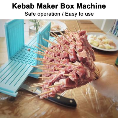 Ferramentas para espeto Acessórios para churrasco Máquina de caixa de corda para churrasco Fabricante de kebab Vegetais