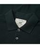 Henlikoteun Long Sleeve Textured Polo Knit Ahwas26611Grx