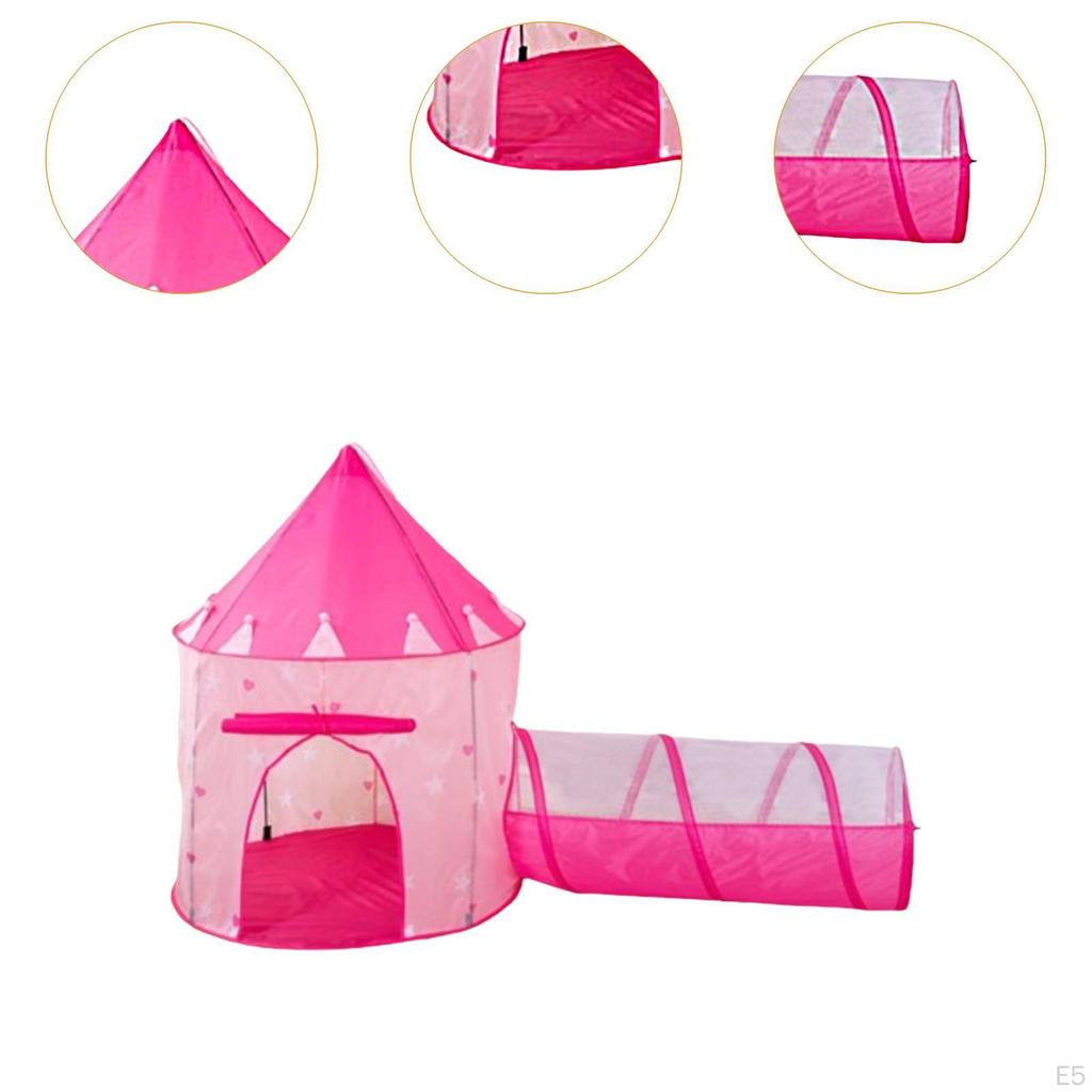 Kids Play Tent Toy Children Indoor Outdoor Playhouse Birthday Gifts Game Party Crawl Tunnel