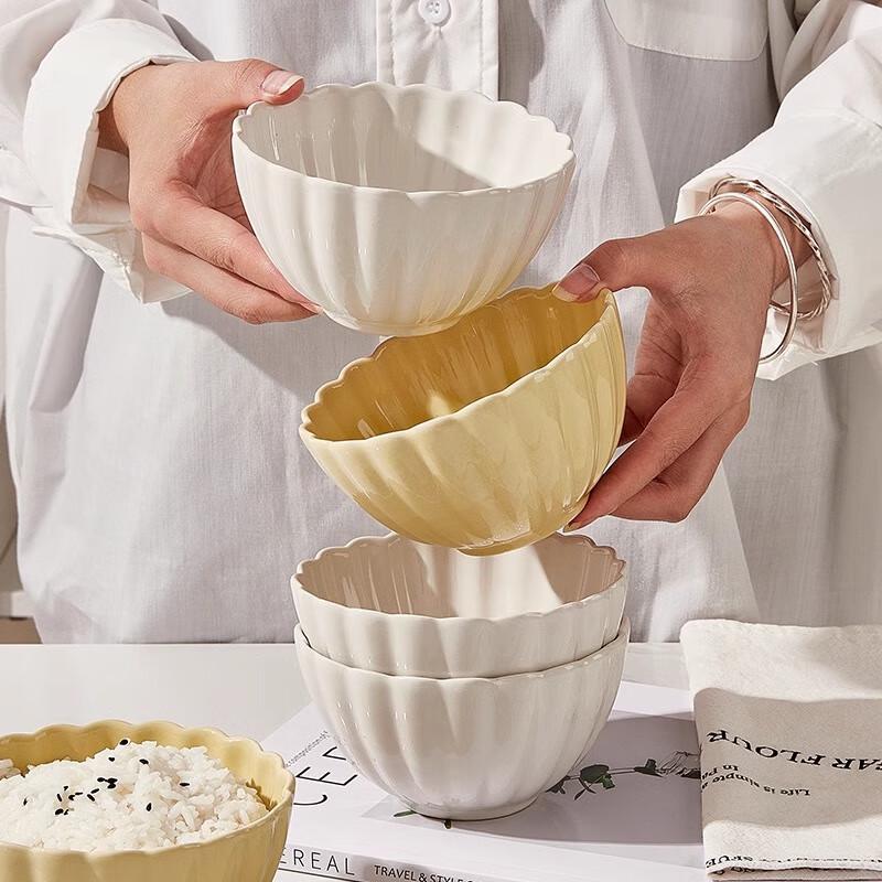 ZISIZ Nordic Ceramic Rice Bowls
