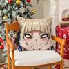 My Hero Academia Himiko Toga Pillow Case Silky Elegant Comfort Sofa Bed Invisible Zipper
