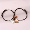 Halloween Ghost Pumpkin Charm Bracelets For Women With Magnetic Love Hearts And Adjustable Cord