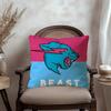 Logo M-Mr cool Beast Cushion Cover Car Throw Pillow Case For Sofa Car Christmas Gift 40x40cm 45x45cm