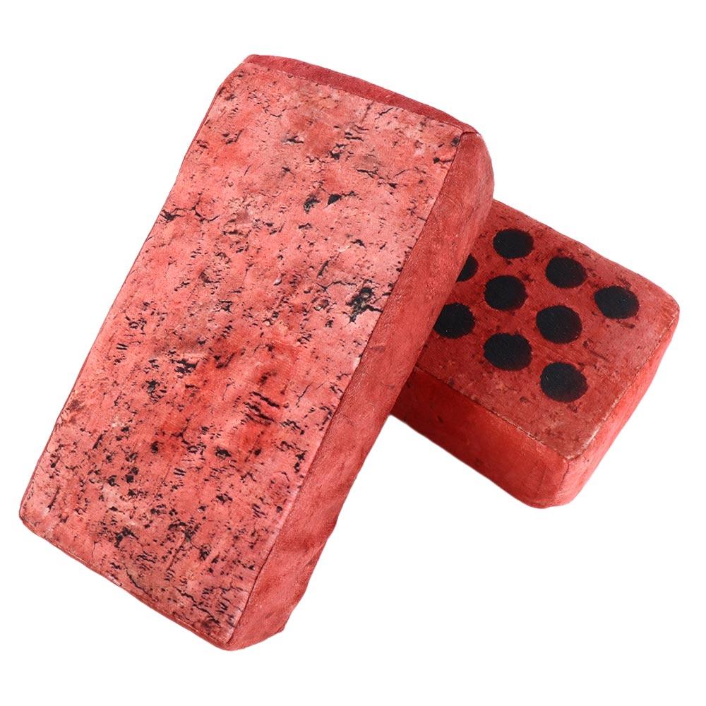 Simulation Brick Plush Sponge Brick Toy Cushion Funny Sponge Simulation Brick Cute Creative Simulation Fake Brick Plush Cushion