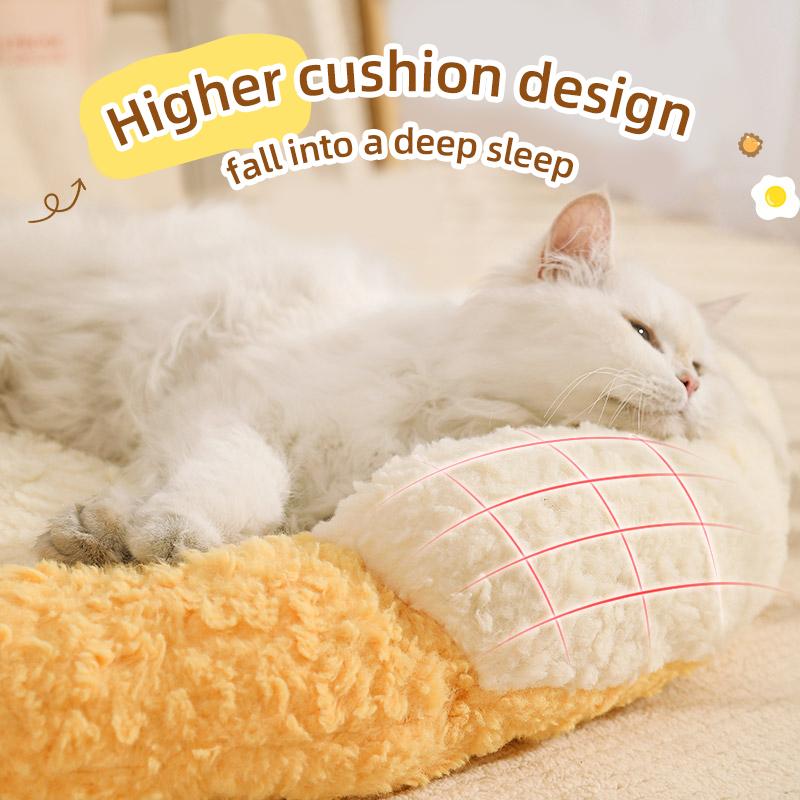 HOOPET Cat Bed Cat Sleeping Mat Winter Warm Winter Cat Sleeping Nest Sofa Four Seasons Universal Cat Litter Pet Beds