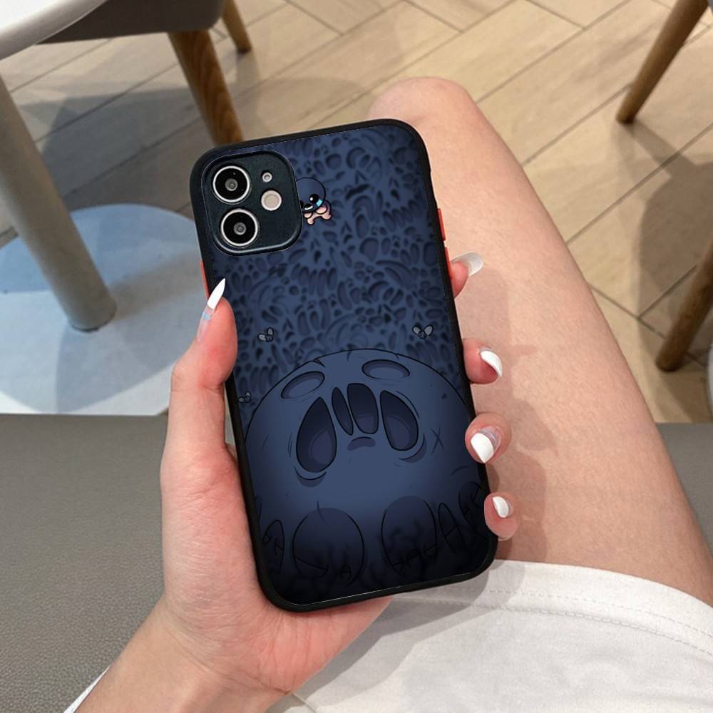 Game The B-Binding Of I-Isaac Phone Case For IPhone 16 15 14 13 12 11 Pro Max Plus X XS MAX Black Matte Phone Fundas