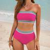 Women's Stylish Slimming High Waist Sexy Two-Piece Bikini Swimsuit