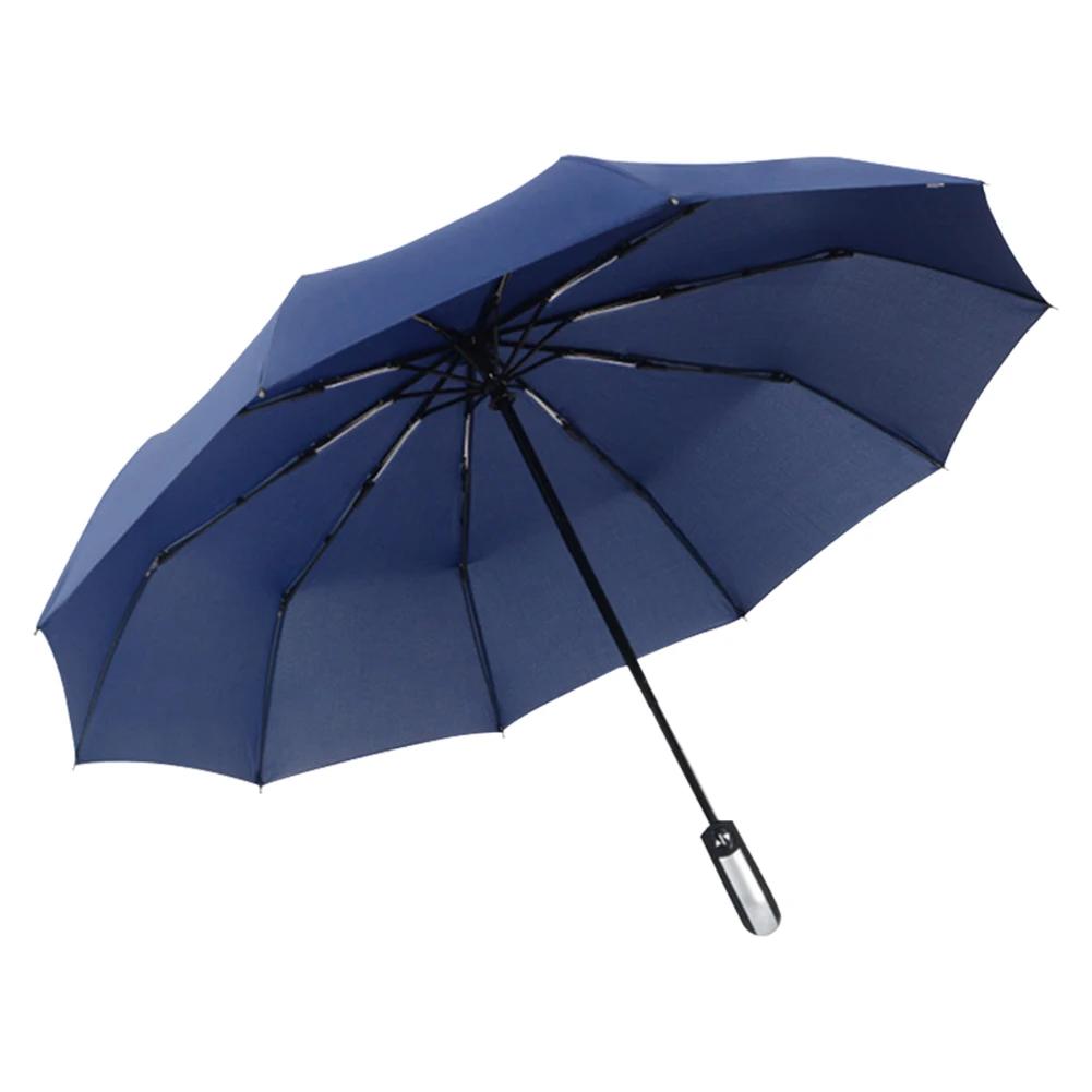 Automatic Open & Close Travel Umbrella Wind Resistant Foldable Umbrella Stormproof Small Portable Umbrella for Men & Women