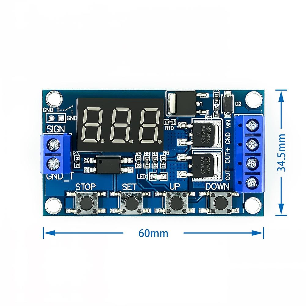 LED Digital Delay Controller Trigger Cycle Timer Delay Switch