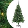 Artificial Christmas Tree with 150 LEDs and Stand Green 150 Cm