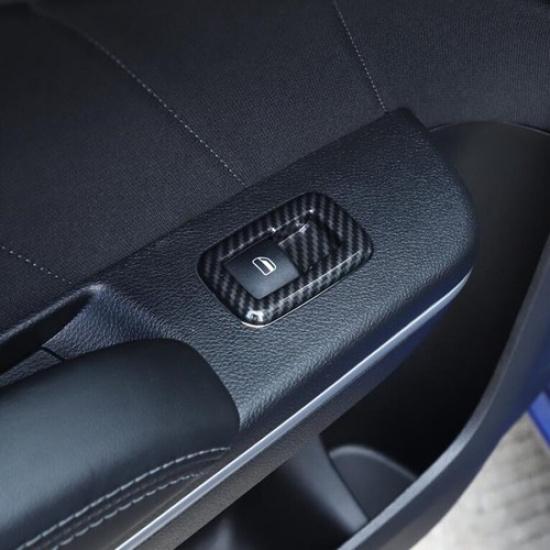 For 2011- Dodge Charger Carbon Interior Window Lift Switch Panel Cover Trim