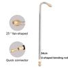 Stainless Steel 30°90°&U Bend High Pressure Washer Rod - 1/4" Quick Connect Cleaning Wand for AC Car Ventilation Duct Cleaning