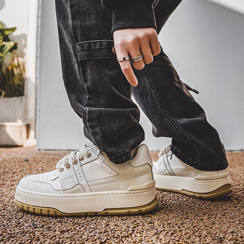 Extra large size bread shoes 2025 new niche American men's trendy shoes heightened men's same student versatile couple shoes