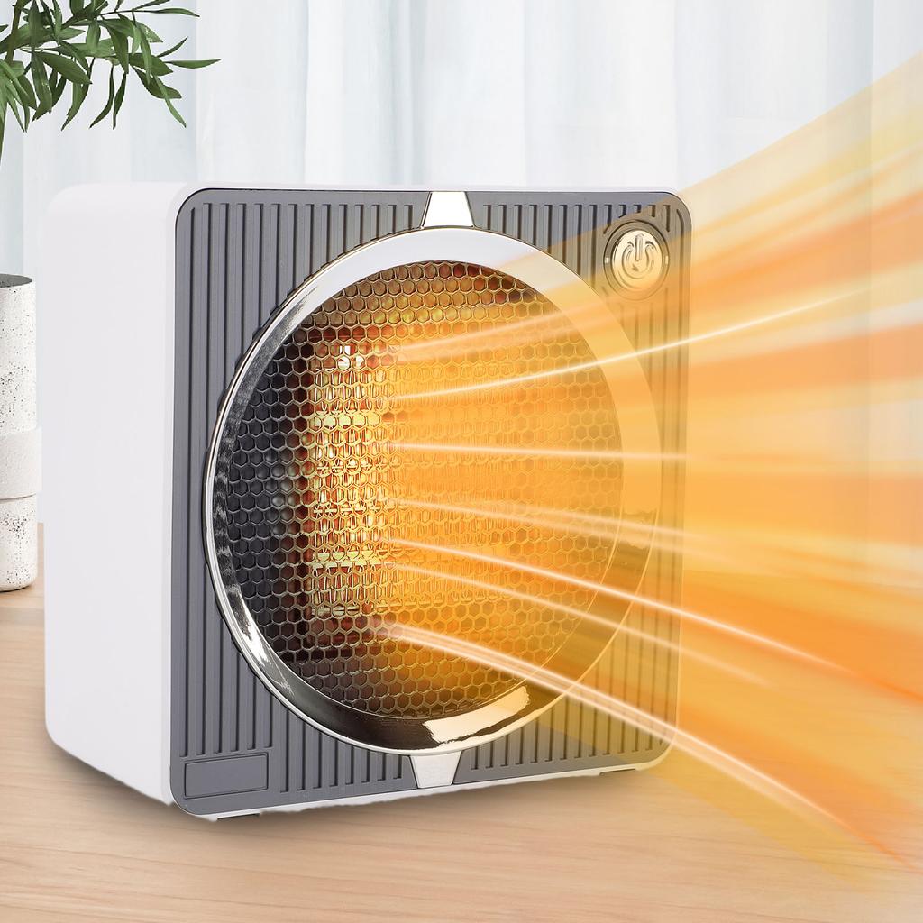   Space Heater for Indoor Use   Fast Heating Quiet Portable Desktop Heater Fan for Bedroom Bathroom  