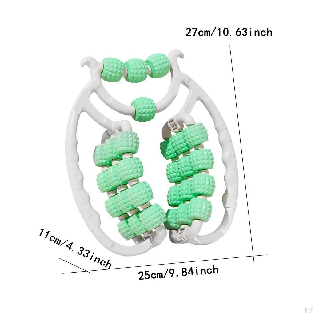 Leg Massage Roller 28 Wheels Degree Circular Clamp Portable Ergonomic Deep Tissue