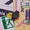 Mini Square Women's and Children's Digital Watch Waterproof BGD-10-1DR
