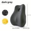 [Ergonomic Lumbar Cushion] Memory Foam Ergonomic Lumbar Support Cushion with Removable Cover,Soft Posture  Support