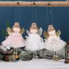 Reusable Textiles Angel Hanging Doll Ornamentation All Ages Safe Decors For Christmas Birthdays Special Event Decors
