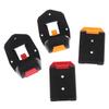 1/2Pcs Durable High Quality Sturdy ABS Waist Buckle Quick Attach Compatible Waist Bag Clip Replacement Tool Belt