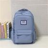 Schoolbag1011 Japanese Large-capacity Solid-color Backpack Female Korean Version Versatile Schoolbag Male High School Backpack Female Backpack