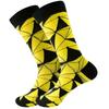 Striped multicolor street skateboarding funny socks for men and women