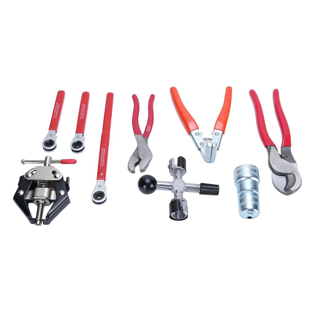 9pcs Battery Service Tool Kit Multifunction Battery Terminal Spreader Puller Plier for Most Battery