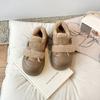 Winter New Children's Shoes Girls Korean Style Lamb Wool Girl Cotton Shoes Thicken Velvet Warm Anti-kick Furry Shoes H10161