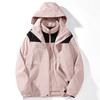 Herren Damen 3-in-1 Abnehmbare Winddichte Wanderjacke mit Fleecefutter Outdoor Abenteuer Winter