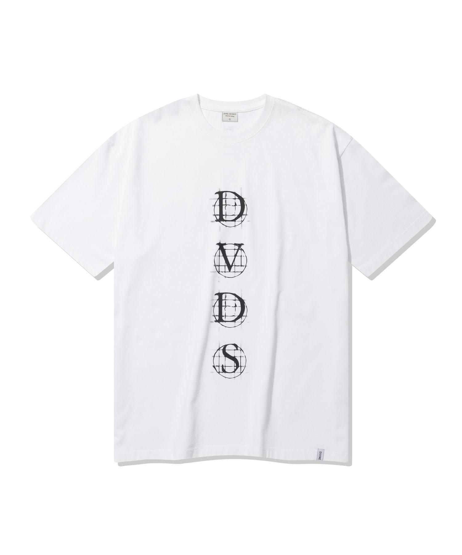 Divine Distance Swirling Blur Logo T-Shirt [White] M