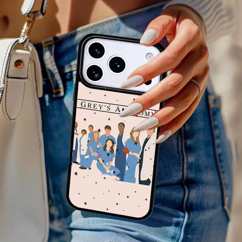 Greys Anatomy soft Phone Case For iPhone 17 Air 14 15 13 12 Max Cover For Apple 14 15 16 16e 11 Pro Max Plus