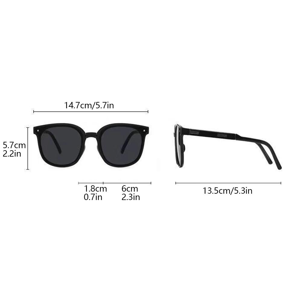 Foldable Sunglasses Summer Trendy Unisex Sunglasses Portable Design for Outdoor Travel Streetwear Accessories
