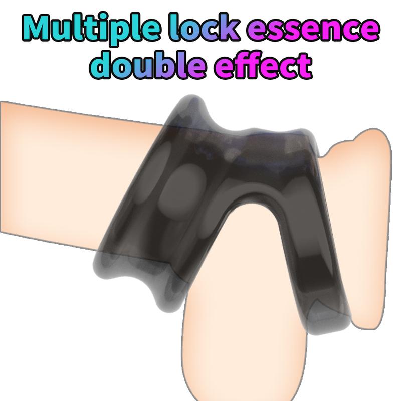 Cock Penis Ring Reusable Delay Ejaculation Stronger Erection Sex Yoys Adult Supplies Linen Nozzle Ring Cock Sex Toys For Men