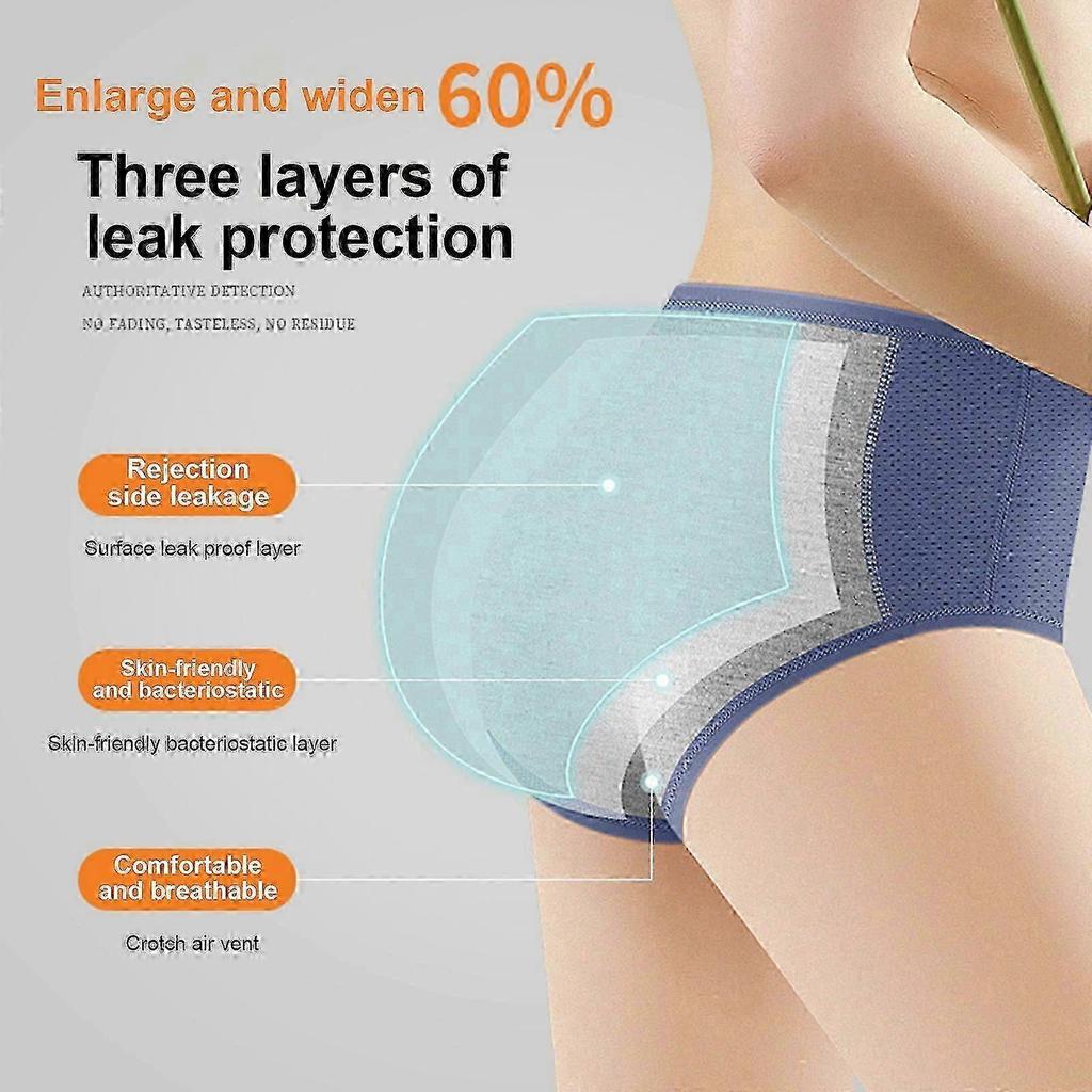 8x Women Everdries Leakproof Underwear Incontinence Leakproof Protective Panties