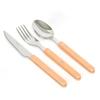 Katewaltz Tiny Blanc Rev Cutlery 3-Piece Dinner Knife, Spoon, Fork