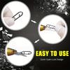 2Pcs Fishing Swivel Connector Strong Clip Quick Replacement Fishing Swivel Connector for Freshwater and Saltwater Fishing Gear