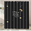 Flowers fruits washable Dirt-Resistant Shower Curtain Shower Head waterproof Polyester Bath Curtain For Home Decor Accessories