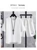 Men's Summer Ice Silk T-Shirt & Shorts Sports Casual Two-Piece Set