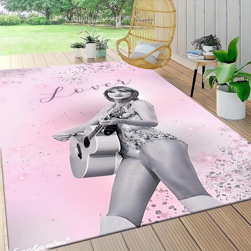 Taylor Swift Lover Carpet Rug Soft Washable Antislip Home Living Room Sofa Mats Personalized Christmas Rug