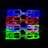 Number 2026New Year Glow Glasses Square Shape New Year Party Glasses  Men/Women/Kids