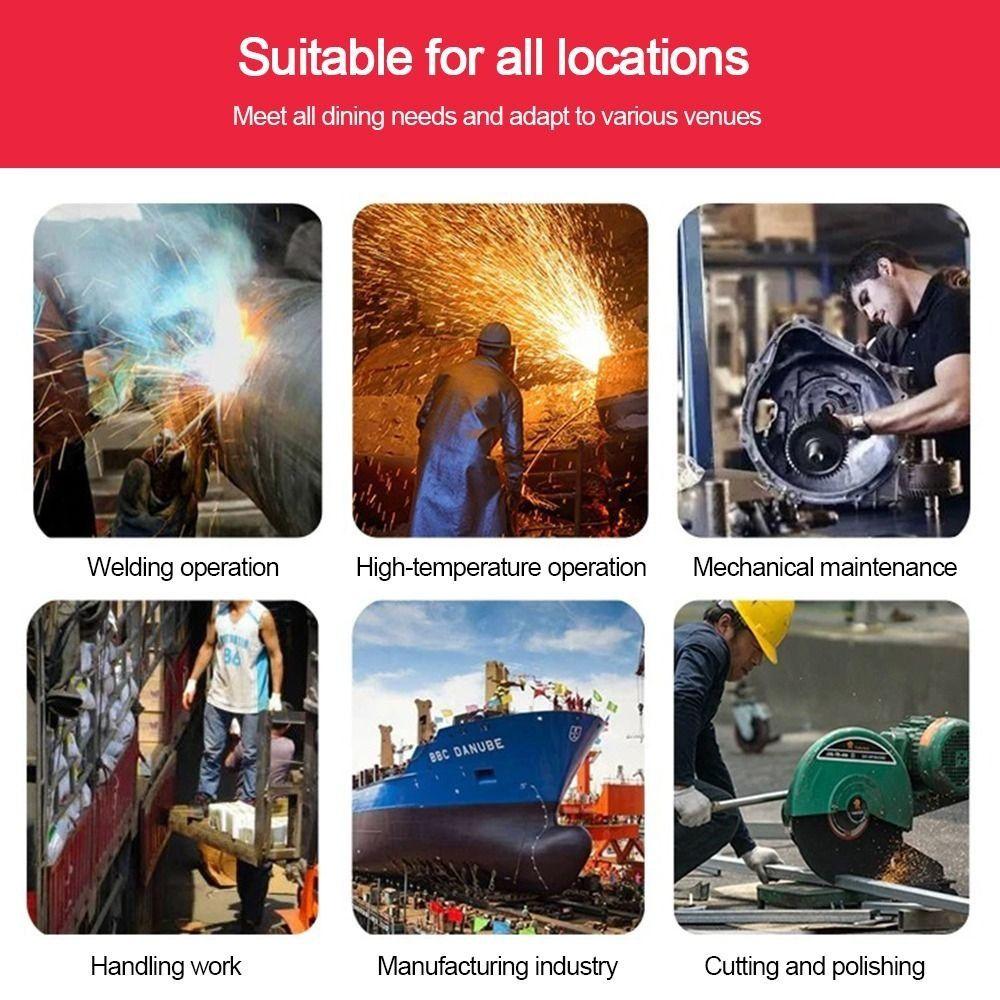 Cowhide Labor Gloves Thick Safety Gloves New Mechanic Glove