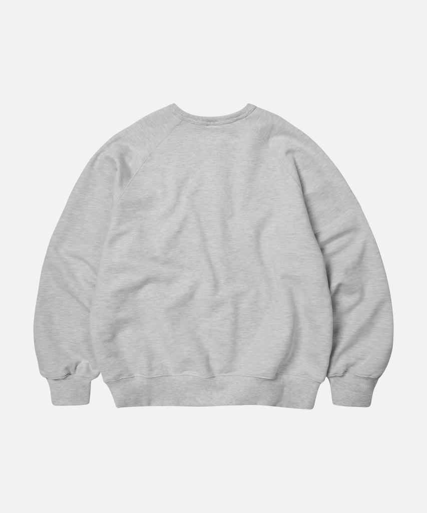 FRIZMWORKS Army Helmet Sweatshirt _ White Melange