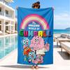 Gum-ball's Amazing World Beach Towel, Super Soft Microfiber, Perfect Gift for Her/Him, Birthday, for Pool, Beach, Travel, Decor Beach Party