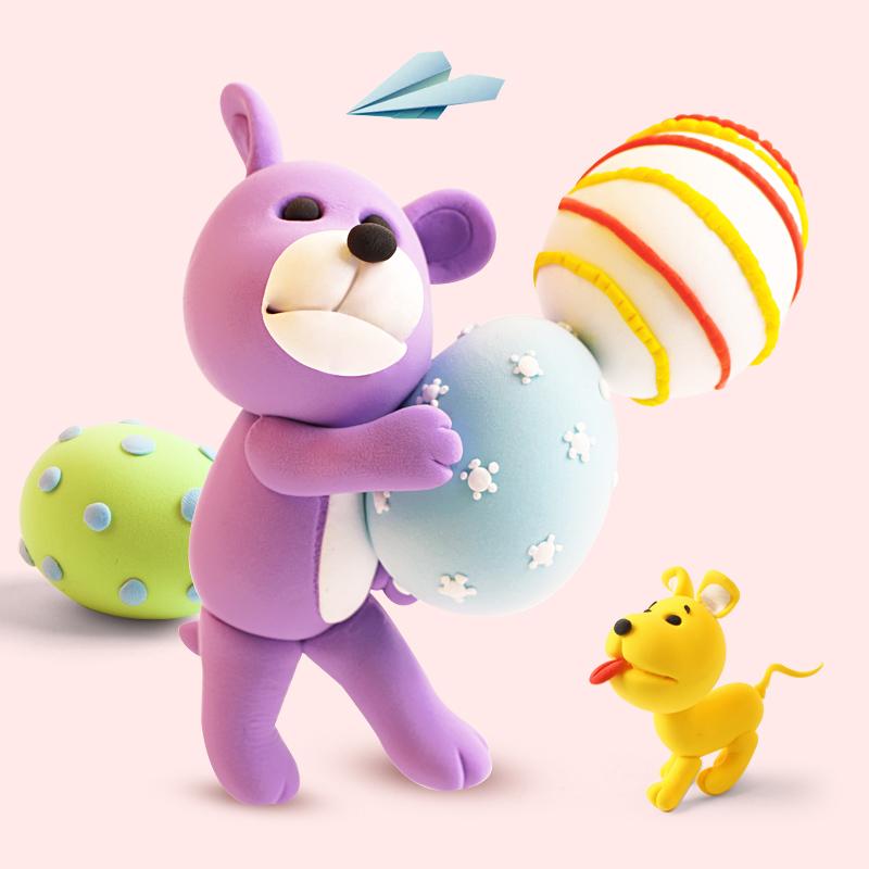 Ultra-light Clay Kindergarten Children's Hand-made DIY Hand-made Special Safety Space Clay Color Mud Plasticine
