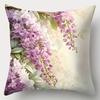 1Pc Romantic Floral Blossom Pillowcase Multiple Blossom Pattern Decorative Cushion Cover For Sofa Bedroom Home Decoration