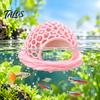 Floating PLA Hideout Betta Hide, 3D Printed Shrimp Cave, Fish Tank Aquarium Landscape Decor Hideout, Honeycomb Shelter for Small Cave