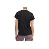 Adidas Bonus Arc Hem Loose Fit Workout Short Sleeve T-Shirt Women Tops Black GJ2757