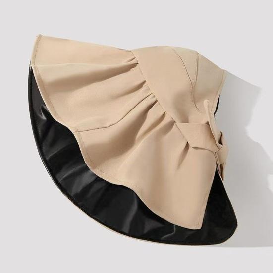 Summer Hat Wide Brim UV Protection Lightweight Vinyl Empty Top Sun Hat Face Shaping Sunshade Hat Sun Protection Headwear
