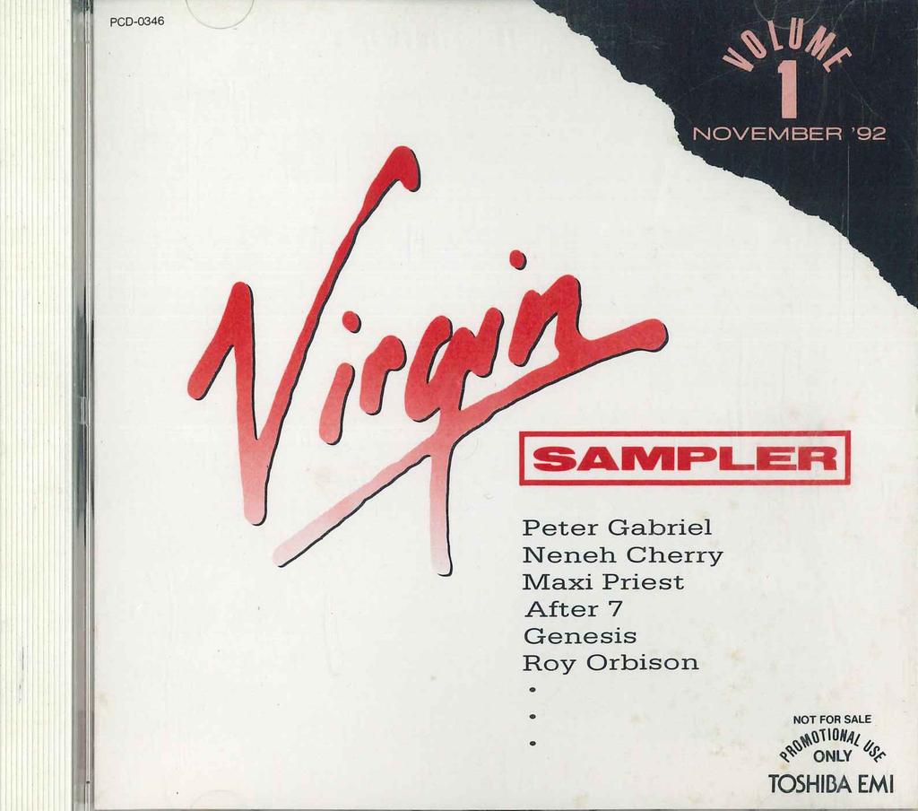 CD VARIOUS - Virgin Sampler Vol.1 PCD0346 VIRGIN Japan Pop Used