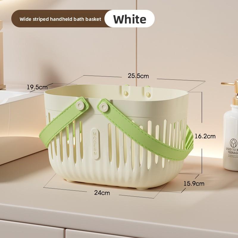 Student Dormitory Bath Basket Washing Basket Bathroom Storage Basket Portable Laundry Laundry Basket Large Capacity Large Storage Basket