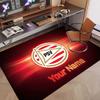 Niestandardowy dywan PSV Eindhoven FC Wzór Nadruk Nazwa Tekst Miękki Antypoślizgowy Dywanik podłogowy do dekoracji wnętrz domowych